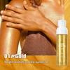 Sunscreen Glow Oil, Flash Body Oil, Non-stick Texture, Glow, Golden Rose Color, 60ML