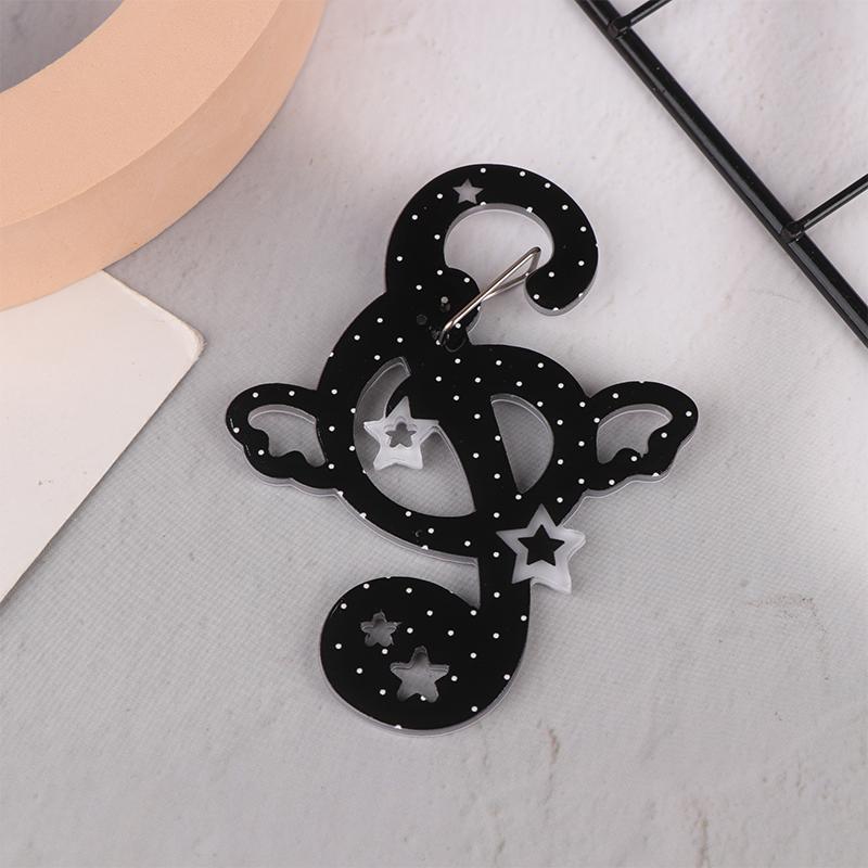 

Милый брелок-карабин с запиской, мультяшный акриловый брелок, парный держатель для ключей для девочек, подвеска для рюкзака, шарм для сумки, милые подарки