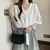 2026 Plus Size V-Neck Short-Sleeve Slimming T-Shirt for Women - Loose Fit, Flaw-Hiding Summer Fashion Top