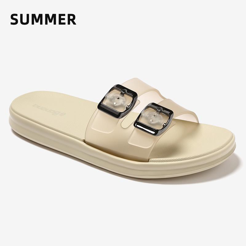One word with slippers summer casual wear new home indoor EVA non-slip bath sandals
