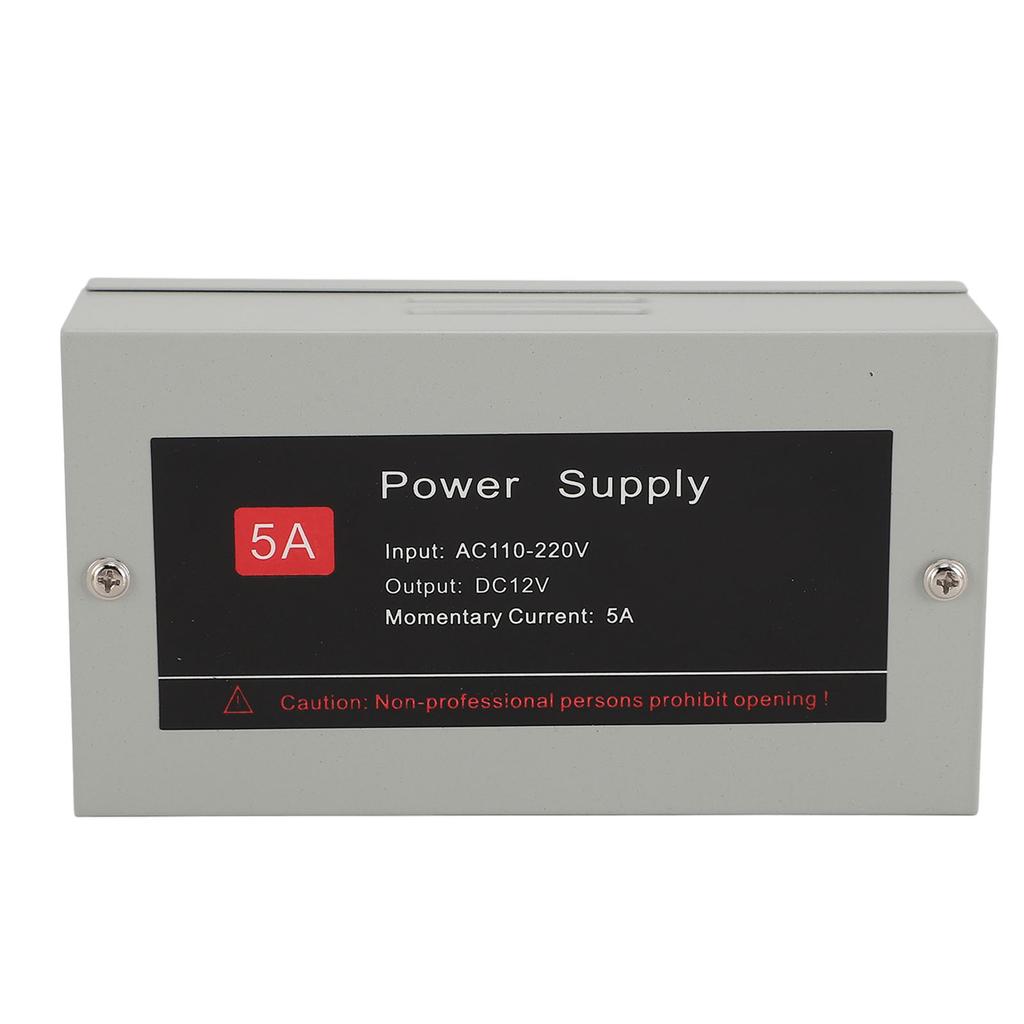 Doorbell Power Supply 12V 5A Iron Construction Video Doorbell Transformer Power Adapter