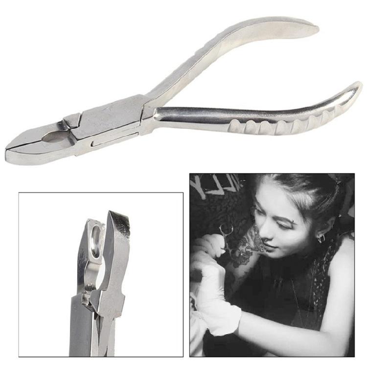 Stainless Steel Piercing Plier Jewelry Body Nose Ear Lip Rings Puncture Tool