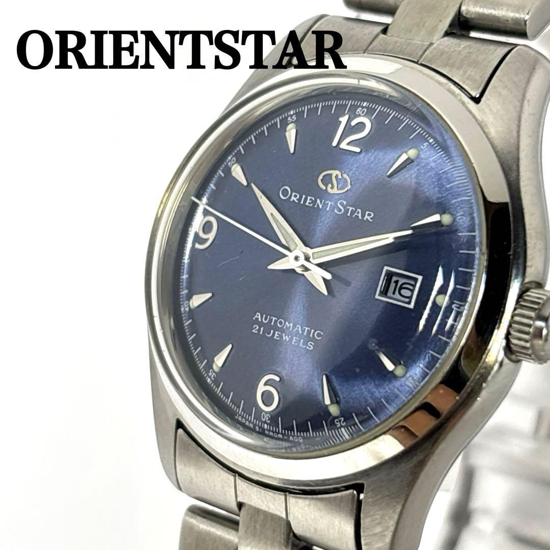 Эксплуатация винтажных часов ORIENTSTAR Механические Синий циферблат Задняя сторона Эскиз