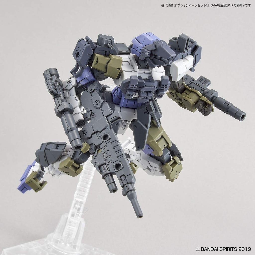 BANDAI SPIRITS 30MM Option Parts Set 1 Scale Plastic Model Kit 1/144 Pre-Colored