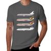 Wings In Uniform Dc10 Continental Airlines Through The Ages Tshirt T Shirts For Unisex Pack White Tshirt