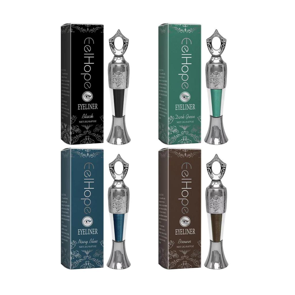 Waterproof Eyeliner Colours Lasting Sweatproof Quick Drying Smooth Black Liquid Eyeliner Natural Makeup Tools Cosmetics