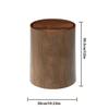 Retro Wood Trash Can Waterproof Wastebasket Decoration Bathroom Dustbin Household Large Capacity Garbage Bin Kitchen Accessories