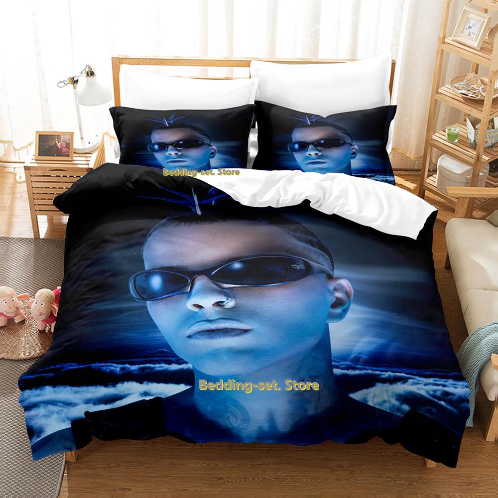 Rauw Alejandro Set Lenzuola Singolo Gemello Matrimoniale Queen King Size Set Lenzuola Letto Adulto Bambino Camera da Letto Tute Tre Pezzi Set Lenzuola Anime