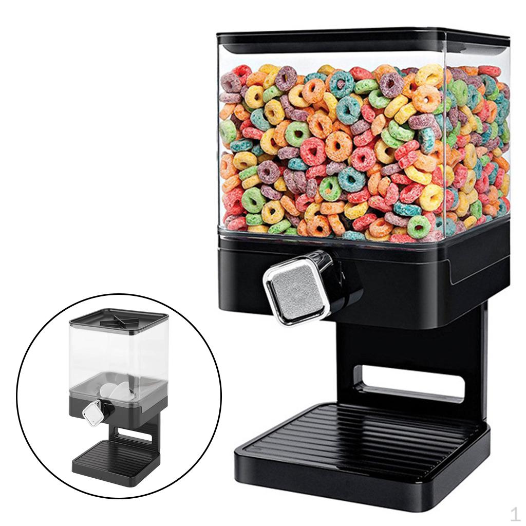 Cereal Oat Nuts Rice Dispenser Cans чёрный