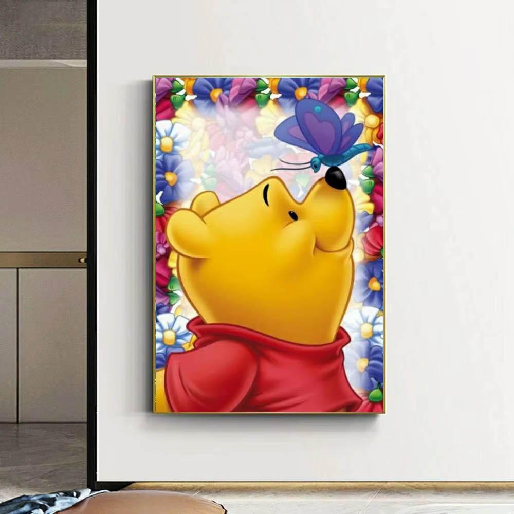 Serie Winnie the Pooh Pittura Diamante 5D Piena di Diamanti Fai da Te Pittura Diamante Fatta a Mano Kit Pittura Decorativa Cartone Animato