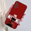 T-THE Weekend Singer Phone Case For Samsung S25,S24,S21,S22,S23,S30,Ultra,S20,Plus,Fe,Soft Silicone Black Cover
