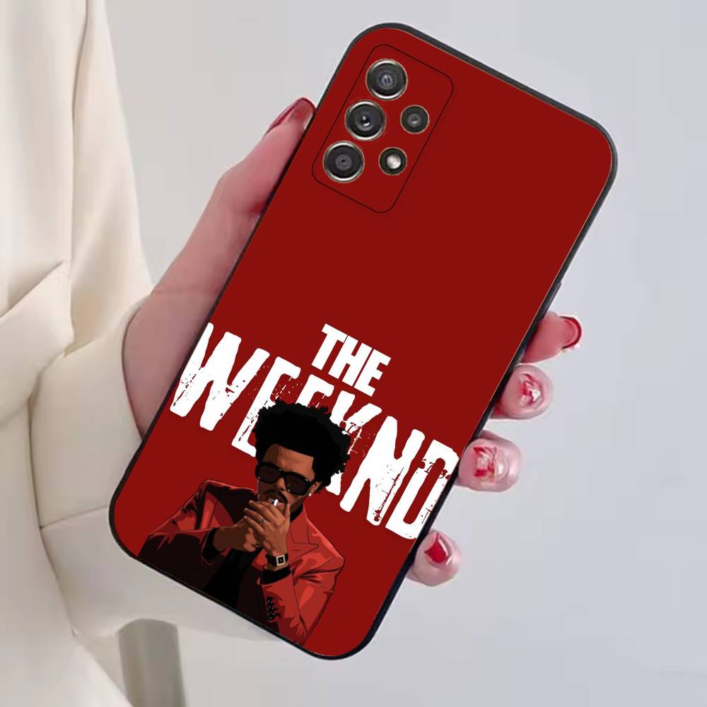 T-THE Weekend Singer Phone Case For Samsung S25,S24,S21,S22,S23,S30,Ultra,S20,Plus,Fe,Soft Silicone Black Cover
