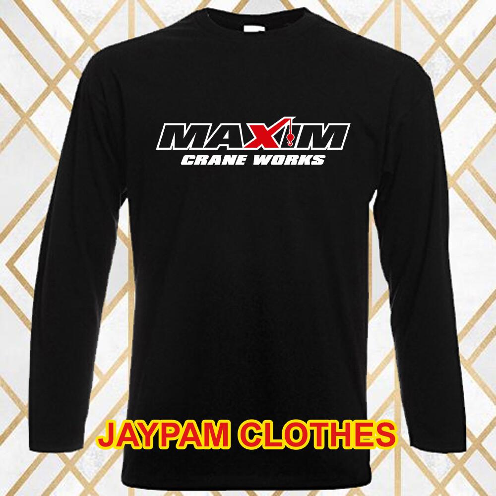 Maxim Crane Works Men s Black Size S 2XL XXL