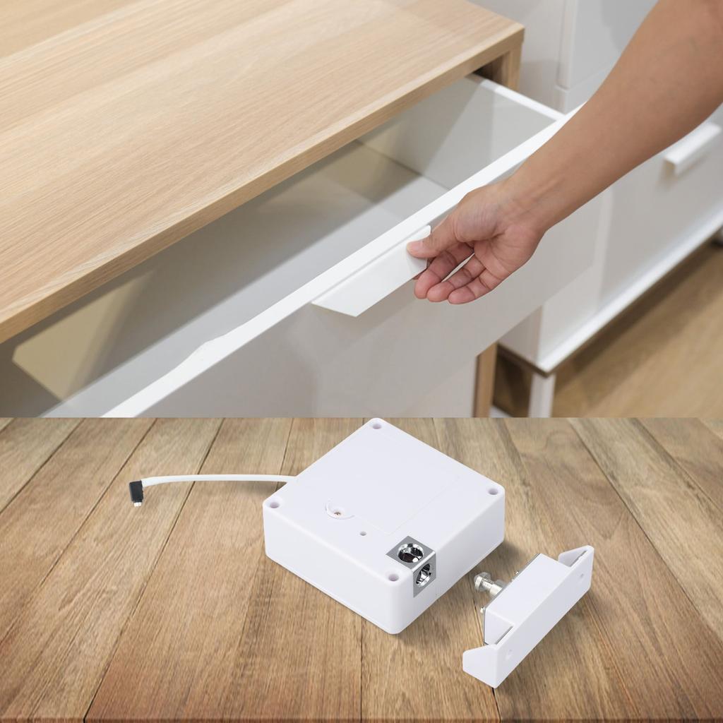 Cabinet Security Lock Invisible Electronic Lock Home Security Advanced Unlocking Method Easy Integration For Furniture