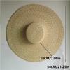 Cappello Estivo in Paglia Naturale Jazz Oversize Cappello Parasole Estivo Cappello da Sole per Uomo e Donna Cappello da Pesca