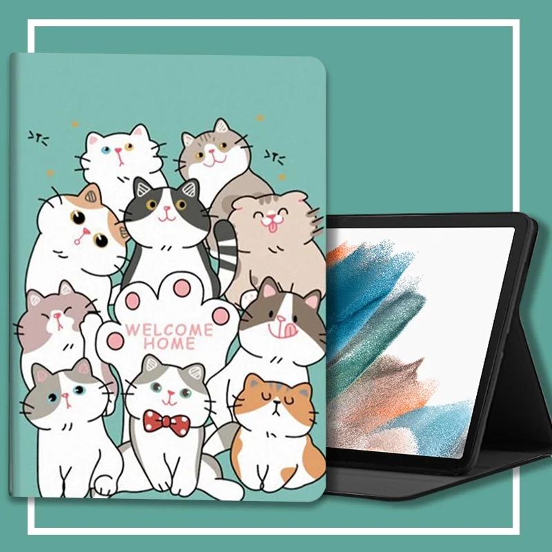 Étui en Cuir PU pour Samsung Tab A9 Plus Samsung Galaxy Tab A9+ (SM-X216 / SM-X210 / SM-X218)Couverture Souple Magnétique Flio 11'