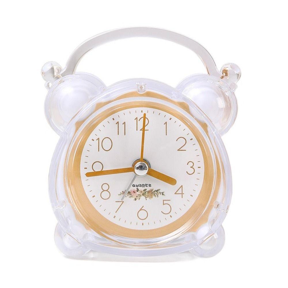 

Rural Silent Alarm Clock Luminous Small Desk Clock Cartoon Luminous Alarm Clock Student оранжевый