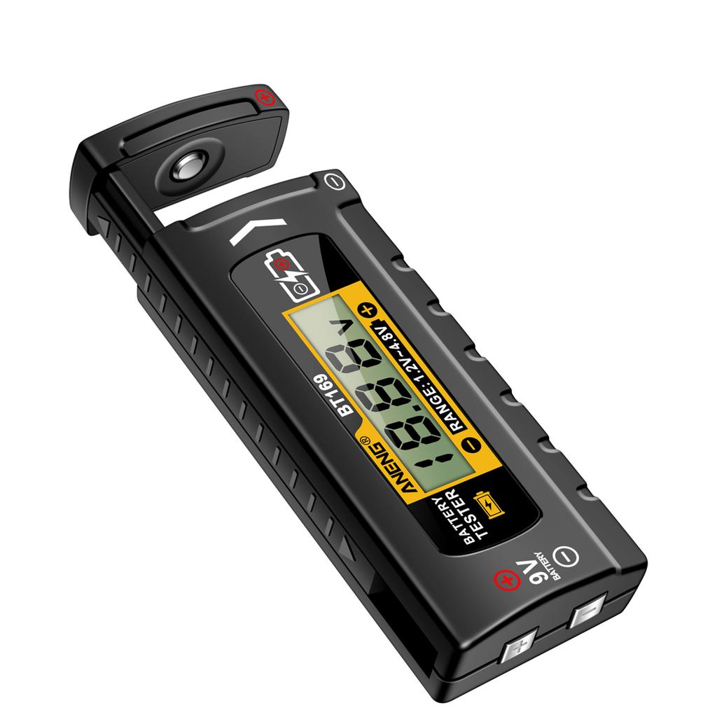 Batterietester Batteriedetektor Batteriestandsprüfer Einfaches Schieben und Ziehen Batterieerkennung mit