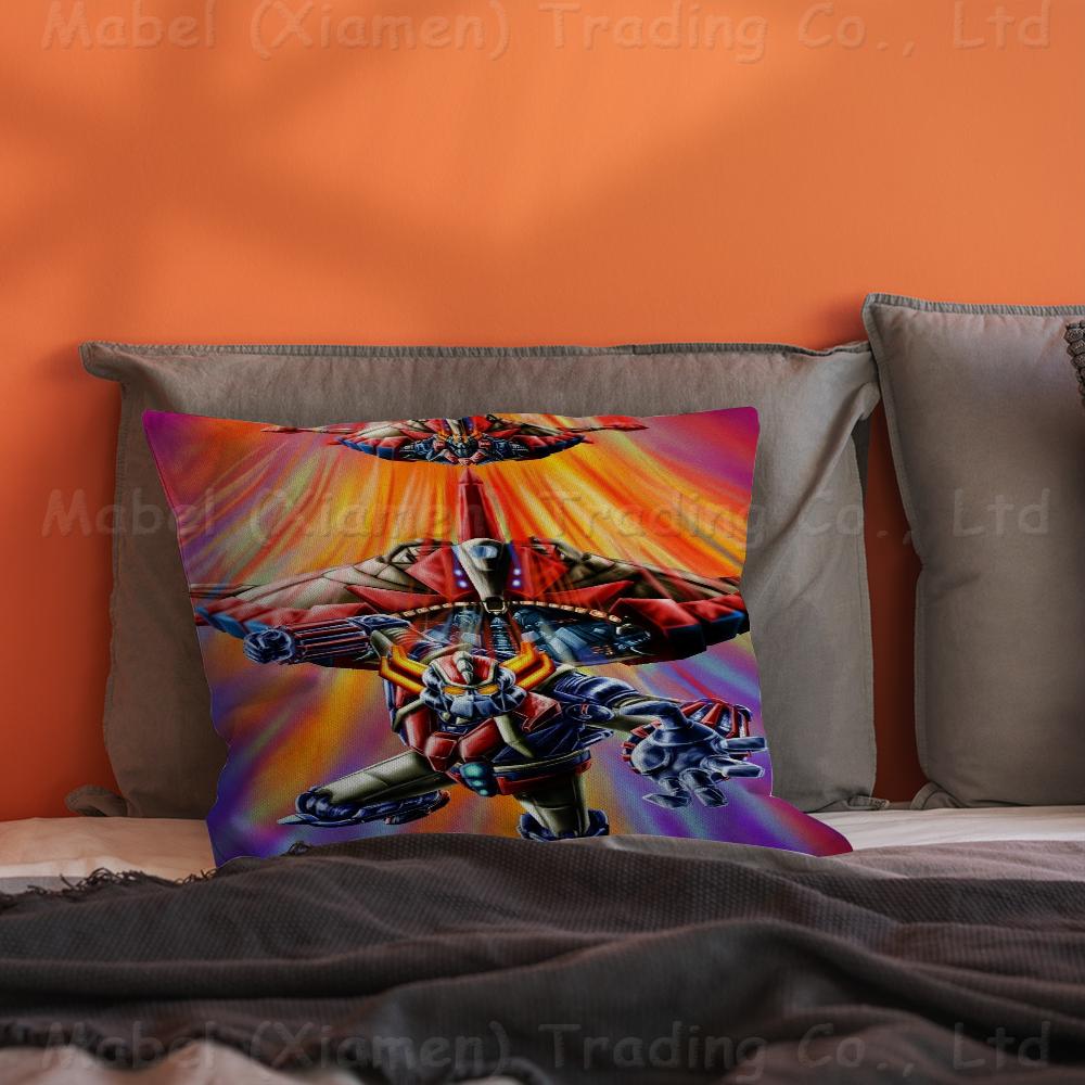 Ufo Robot Goldrake Pillow Gifts Home Office Furnishings Bedroom Sofa Car Cushion Cover case 45x45cm 40cmx40cm