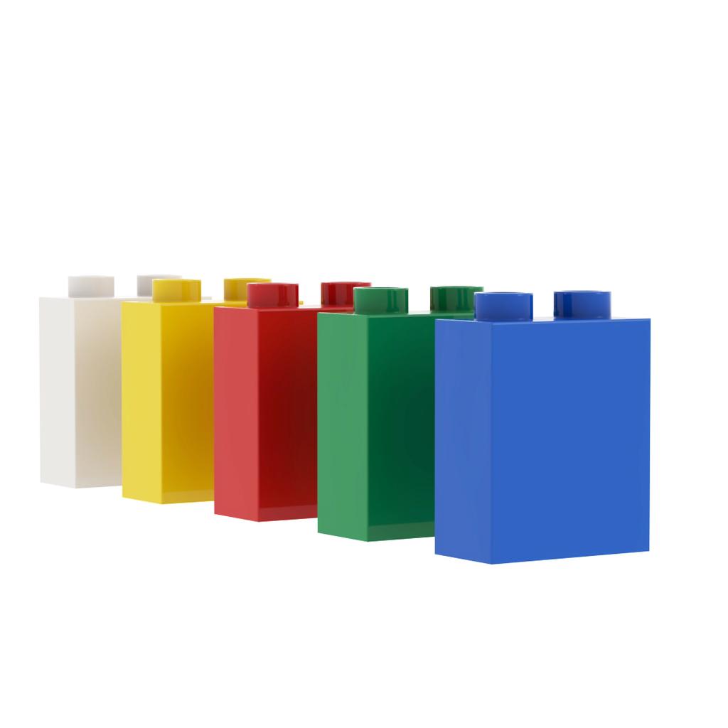 Large Particle Brick Building Blocks 2x4 Random Color Toys Kids Baby Creative Large Particle DIY MOC