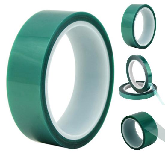 5Pcs Adhesive Sticker Waterproof Acid and Alkali Resistance Insulation High Temperature Green Tape