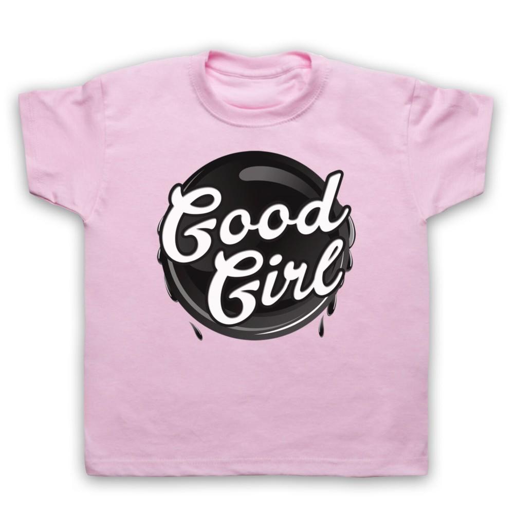Слоган Хорошая Девочка Смешная Шутка Хипстер Ироничная Детская Футболка S