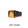 PTFE Quick Release AN Fittings -AN6-AN8-AN10-AN12-AN16 Swivel Fuel Hose End With ORB Adapter For PTFE Hose Straight/45/90Degree