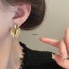 2025 Korean Metal Cold Wind Earrings for Women