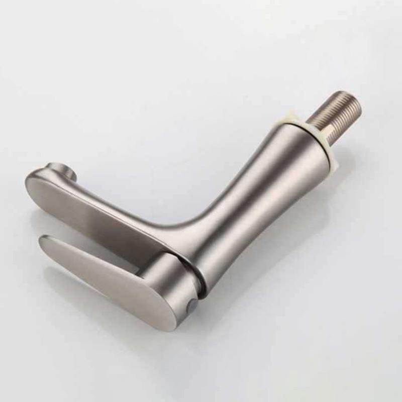 Modern Single Cold Water Faucet for Bathroom Sinks Food Grade Steel Cold Water Faucet Single Cold Tap Quick Installation