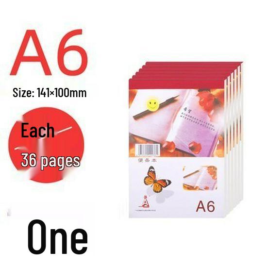 Sticky Notes & Memo Pads: A6, A5, A4 Blank Notebooks Approx. 36 sheets