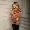 Women's Halloween Neck Pullover Sweater