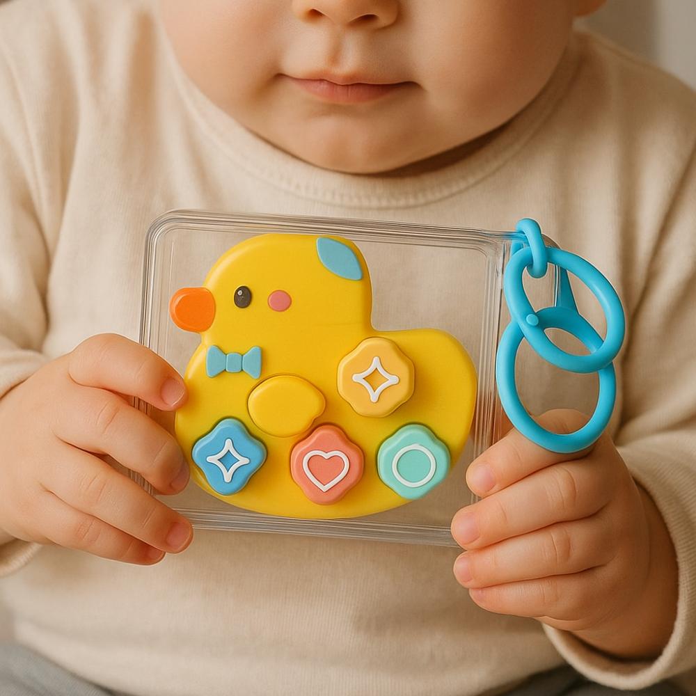 Hanging Decoration Happy Sailor Duck Keychain Fun Design Throwing Stone Pendant  Children's Play