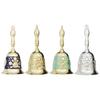 Loud Vintage Metal Call Hand Bells Delicate Designs Multipurpose Handbells for School Churchl Hotel Christmas Wedding