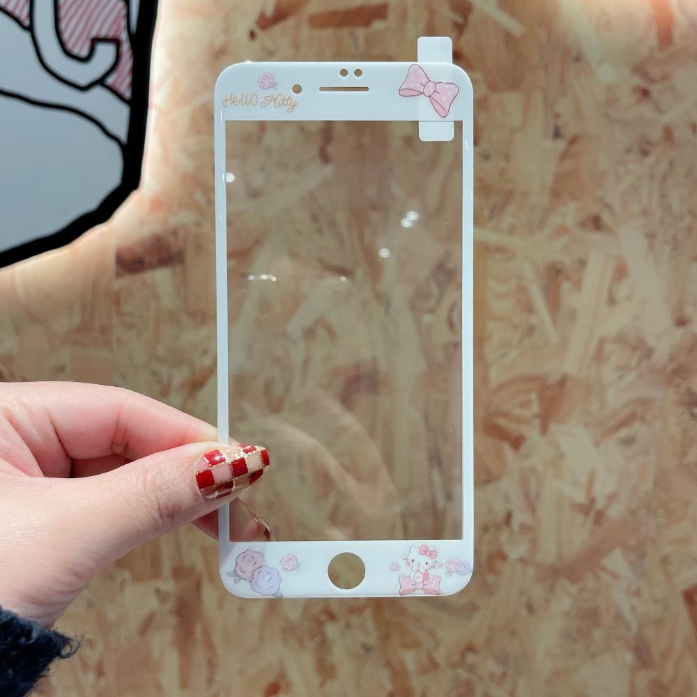 Ochranné sklo na displej pre iPhone 13 12 11 Pro Max 6 6S 7 8 Plus Ochranné sklo pre iPhone X XR XS Max Vzor Hello Kitty
