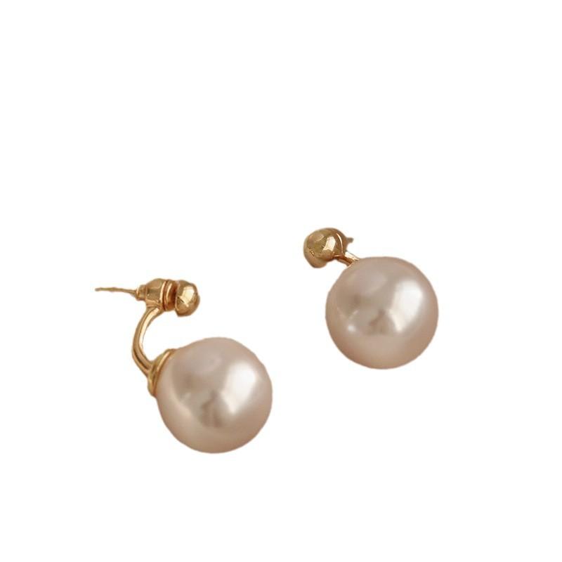 Sweet Cool Two-wear Pearl Earrings Fashion Versatile Design Women's Personalized Temperament Everyday Fashion Ear Jewelry