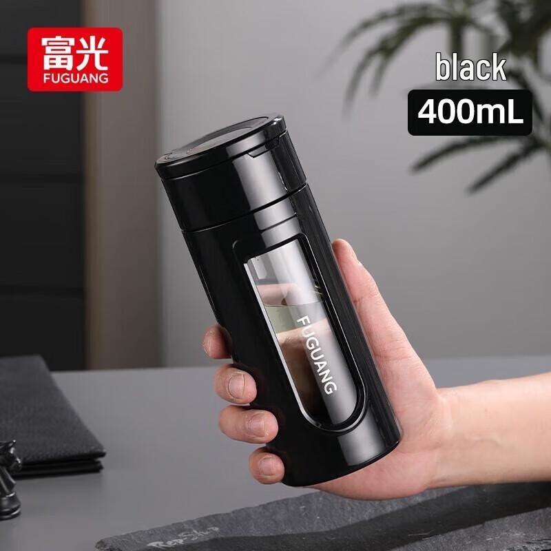Fuguang 400ML Double-Layer Stainless Steel Tea Infuser Mug