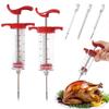 Injector Marinadă 30/50ml cu Ac Plastic Condiment și Sos pentru Copt Seringă Curcan Instrumente Bucătărie Carne pentru BBQ Afumat TMZ