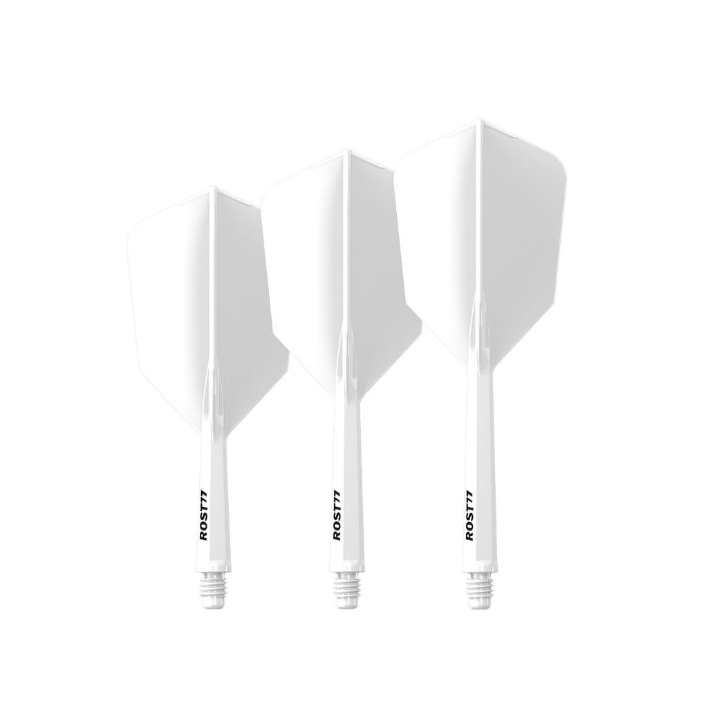 CUESOUL ROST 77 integrated flight slim 3pcs white black logo L