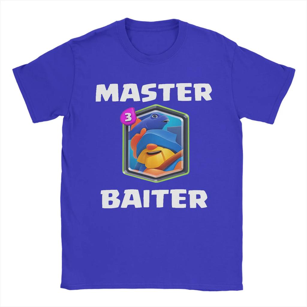 Master Baiter CClashs RRoyales TShirt Men Leisure 100 Cotton Tee Shirt Crewneck Short Sleeve T Shirt Graphic Clothes