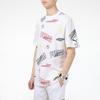 Puma Loose Letter Print Casual Sports Short Sleeve T-Shirt Men Tops White 532706-02