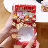 Golden Lucky Cat Keychain & Phone Lanyard - Cute Cartoon Bell Charm for Women's Accessories