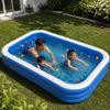 Piscină gonflabilă mare Baiwife pentru uz casnic, PVC îngroșat pe 3 straturi, Potrivită pentru copii, bebeluși și animale de companie, Durabilă, Drenaj ușor, Grădină, Balcon,