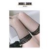 Pure Desire Wind Fishnet Meias Renda Preto Seda Internet Celebridade Sexy Meias Renda Meias Até O Joelho Crianças Ins Tide Fino