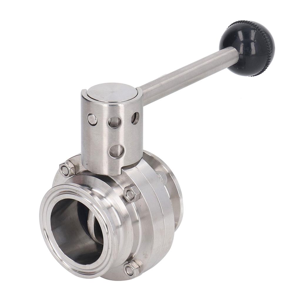 Sanitary Butterfly Clamp Valve with Silicone Washer Stainless Steel Clamp Butterfly Valve