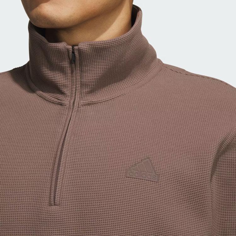 adidas Jackets Men's Stratum Dark Earthy Brown Stand Collar Moderate Other IZ1590