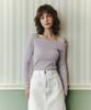 ZEROSTREET [4 Colors] Light Asymmetrical Off-Shoulder Sweater
