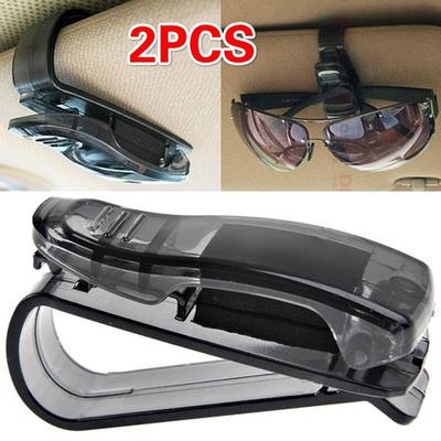 2PCS Auto Fastener Cip Auto Accessories ABS Car Vehicle Sun Visor Sunglasses Eyeglasses Glasses Holde