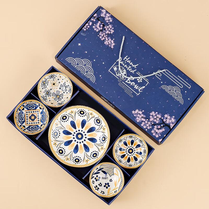 ZISIZ Underglaze Ceramic Dinnerware Gift Set