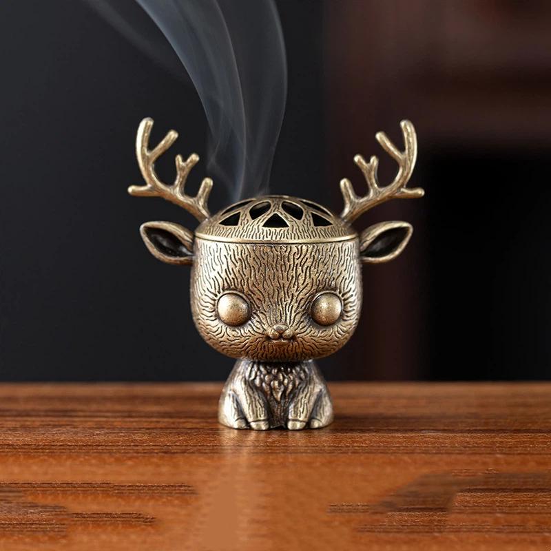 Metal Santa Claus Incense Burner With Hollow Snowflake Design Perfect For Christmas Home Decor Aromatherapy Meditation