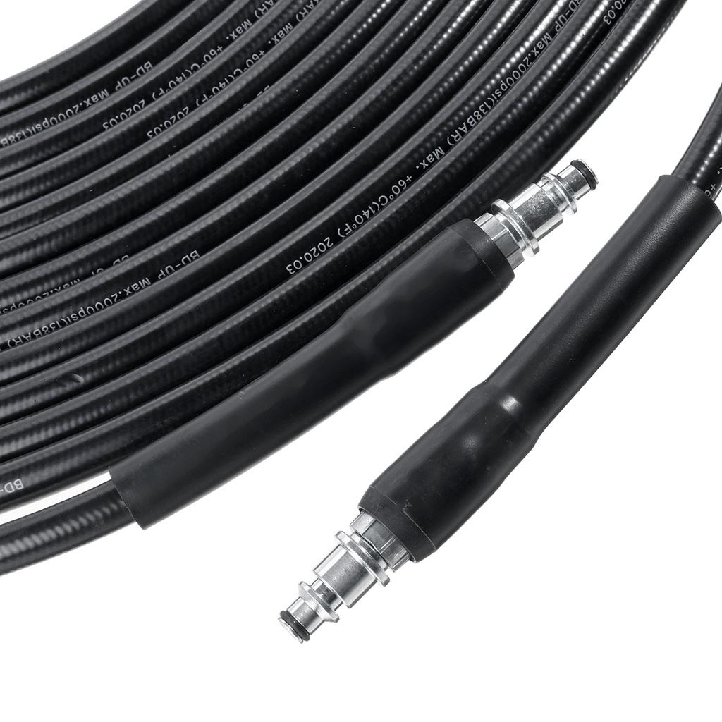 15m Cord Pipe Sewer Drain Car Washing Cleaning Extension Hose High Pressure Washer Hose for Boschs Jet Power Water Guns